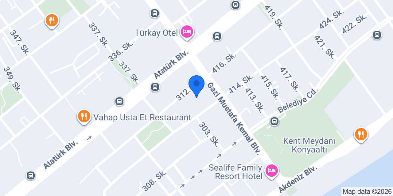Konyaalti Öğretmenevi konumu