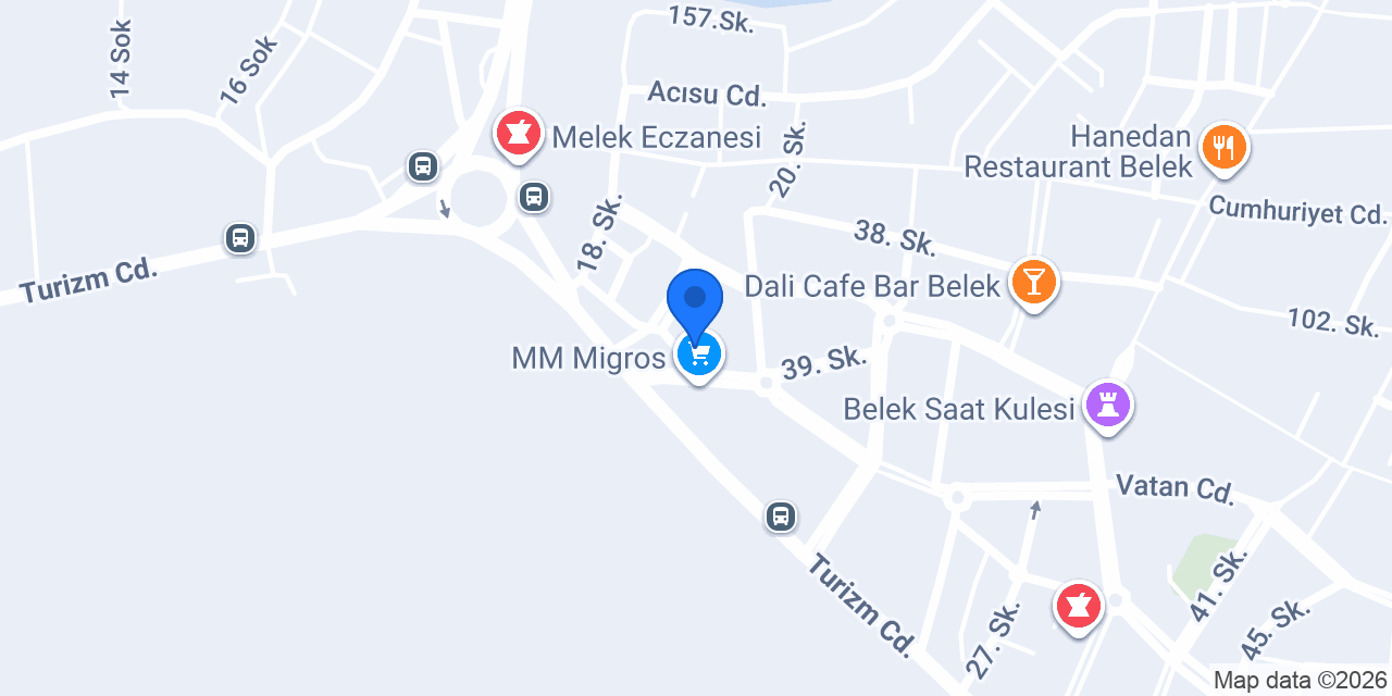 Belek Arsa Ofisi konumu