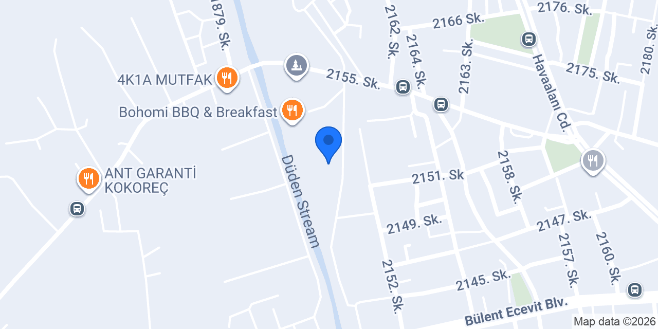 Avloo Restoran konumu