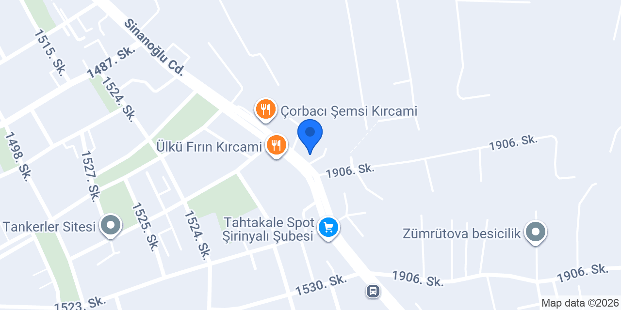 CR Seramik Antalya konumu