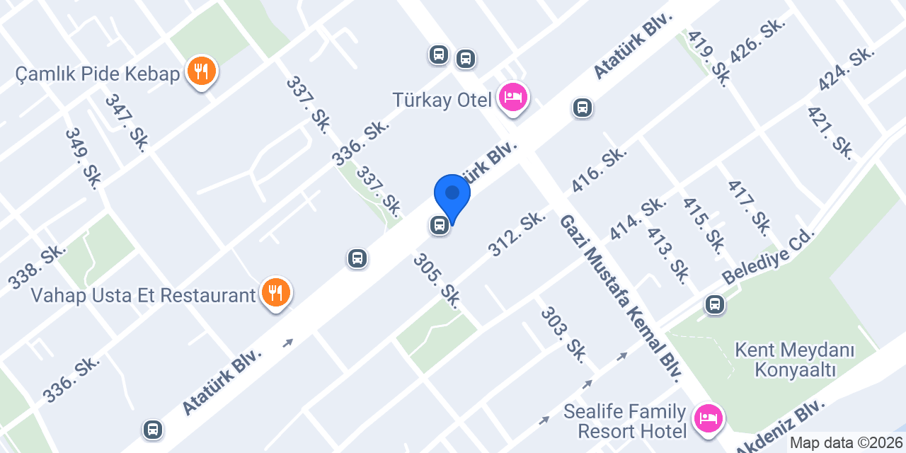 Örnek inş.Yapi Market konumu