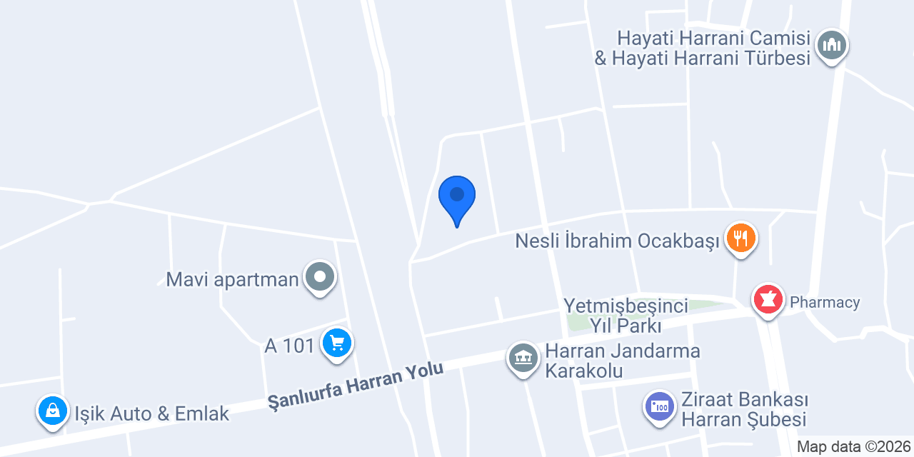 Harran İlkokulu konumu