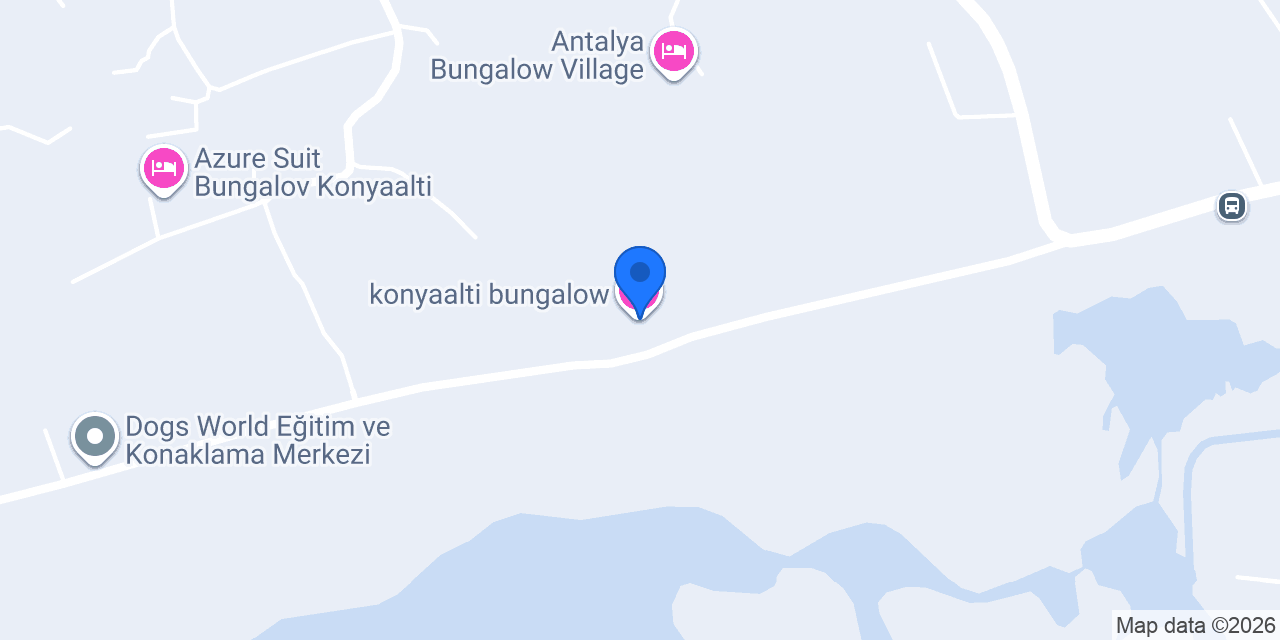 konyaalti bungalow konumu