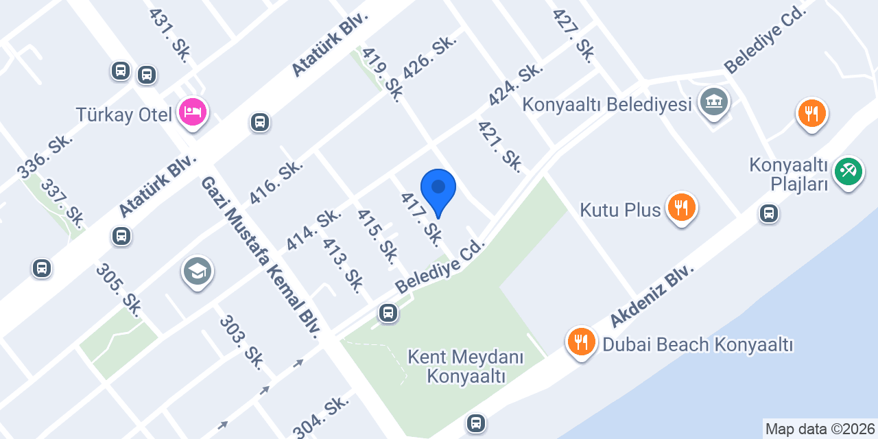 Meltem Hotel konumu