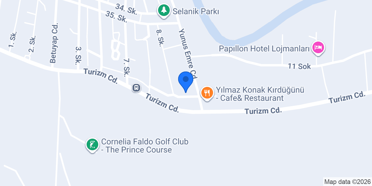 Bilyana Golf Holidays | Golf in Belek konumu