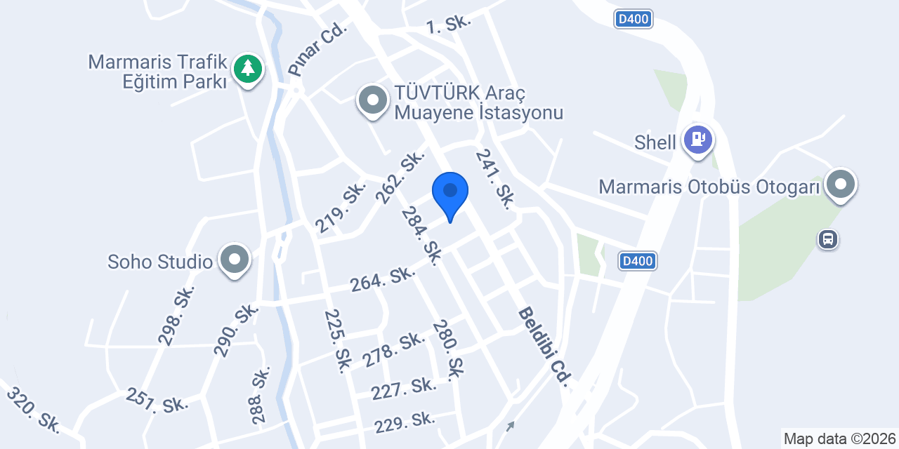 Klas Motor Marmaris Servis konumu