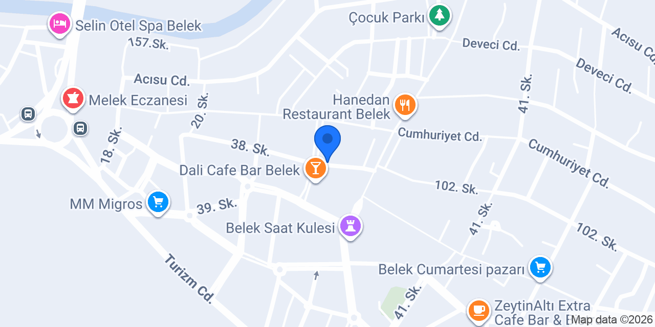 Martı Toys Belek konumu