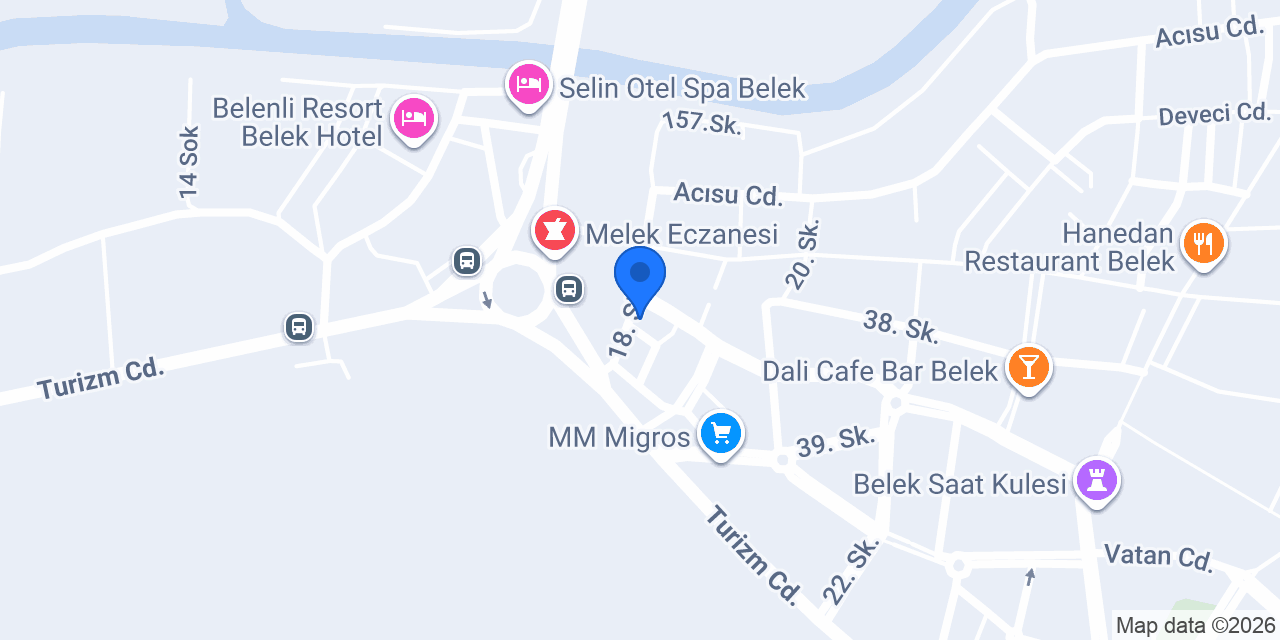 Aras Kargo Belek Şubesi konumu
