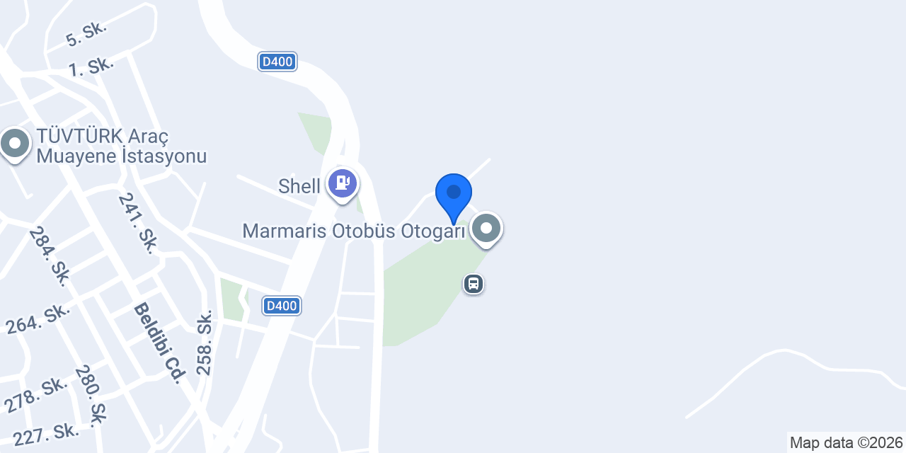 Marmaris Otogar Emanetçi Dükkanı konumu