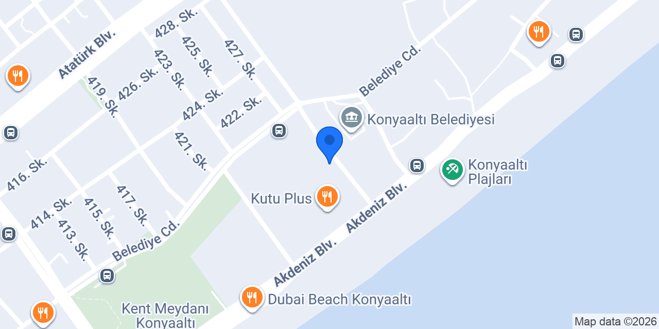 Sunis Blue Residence konumu
