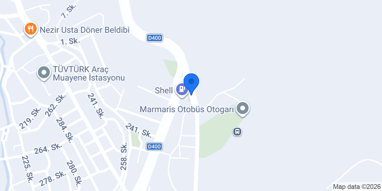Varan Turizm - Marmaris Otogar konumu