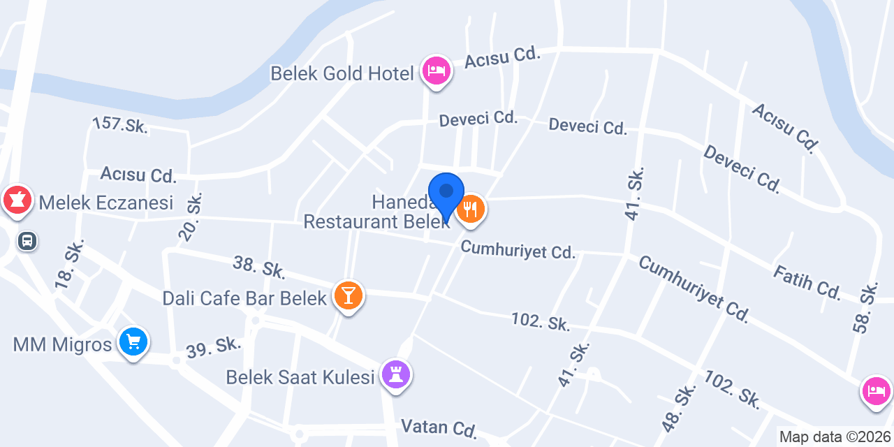 Belek Petshop konumu
