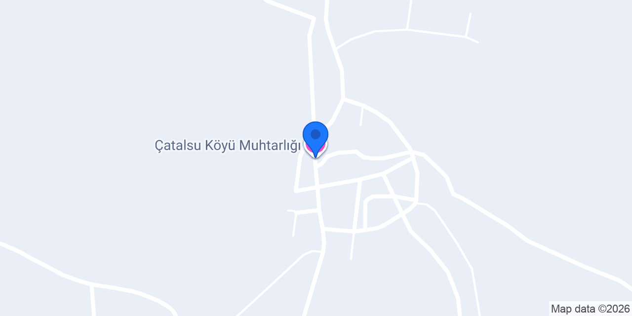 Çatalsu Köyü Muhtarlığı konumu