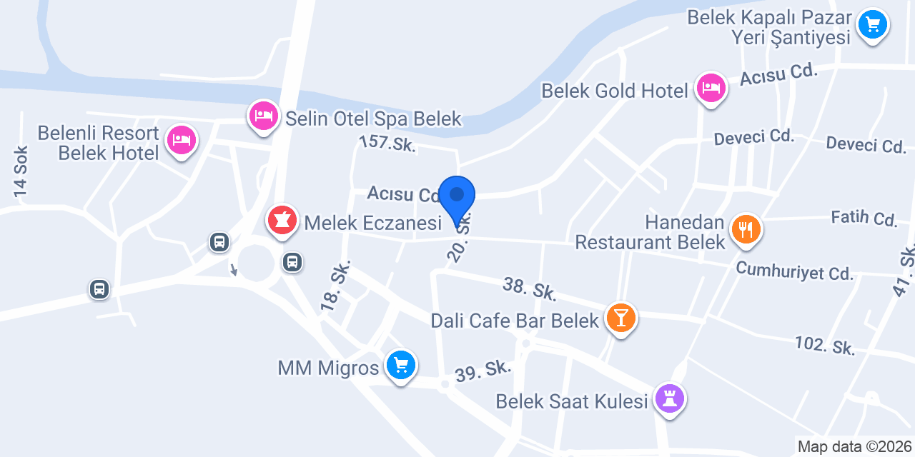 TAÇ 21 TEKEL MARKET konumu