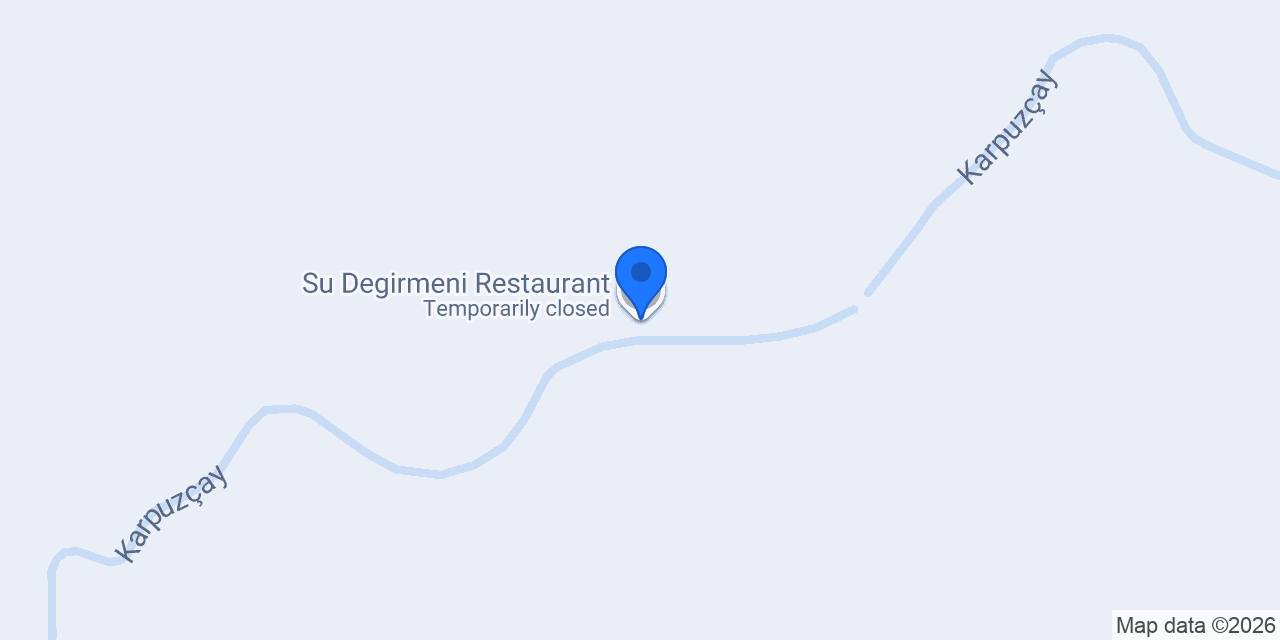 Su Degirmeni Restaurant konumu