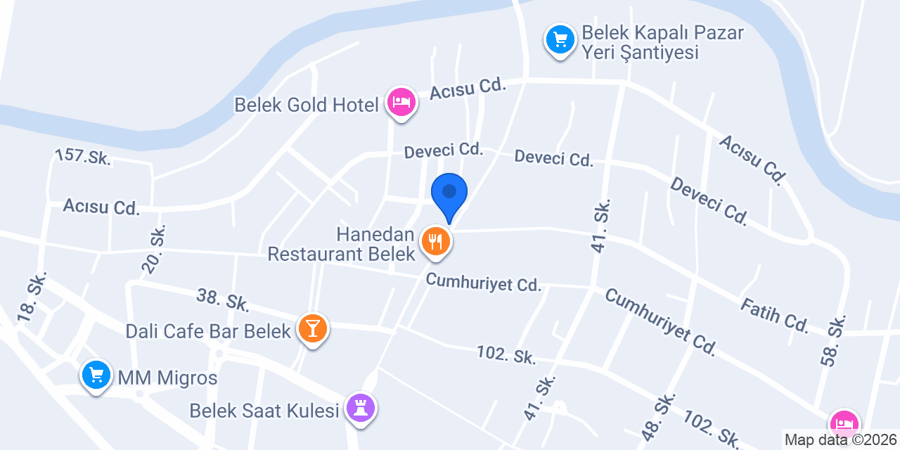 Belek Elektrik - Asel Elektrik konumu