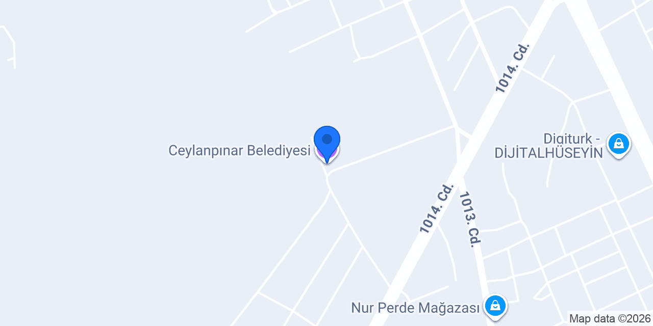 Ceylanpınar Belediyesi konumu