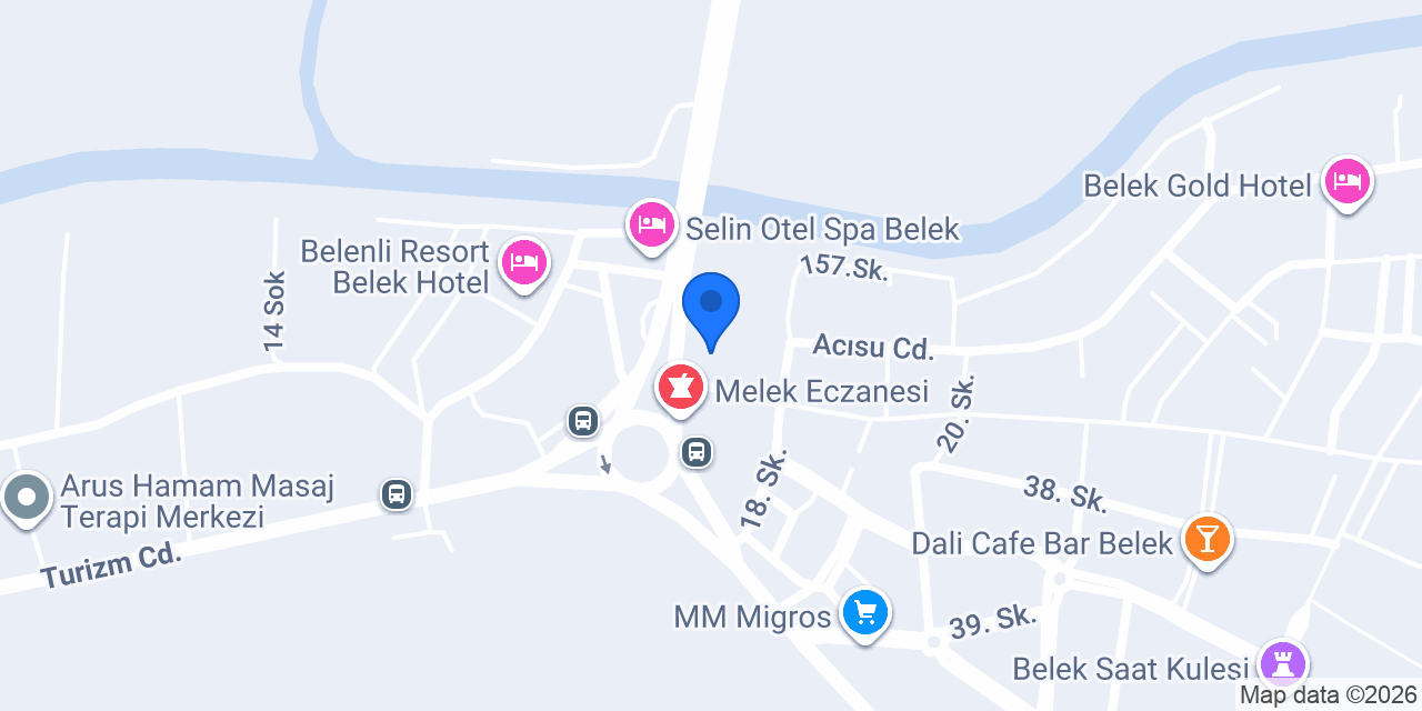 Belek Emlak konumu