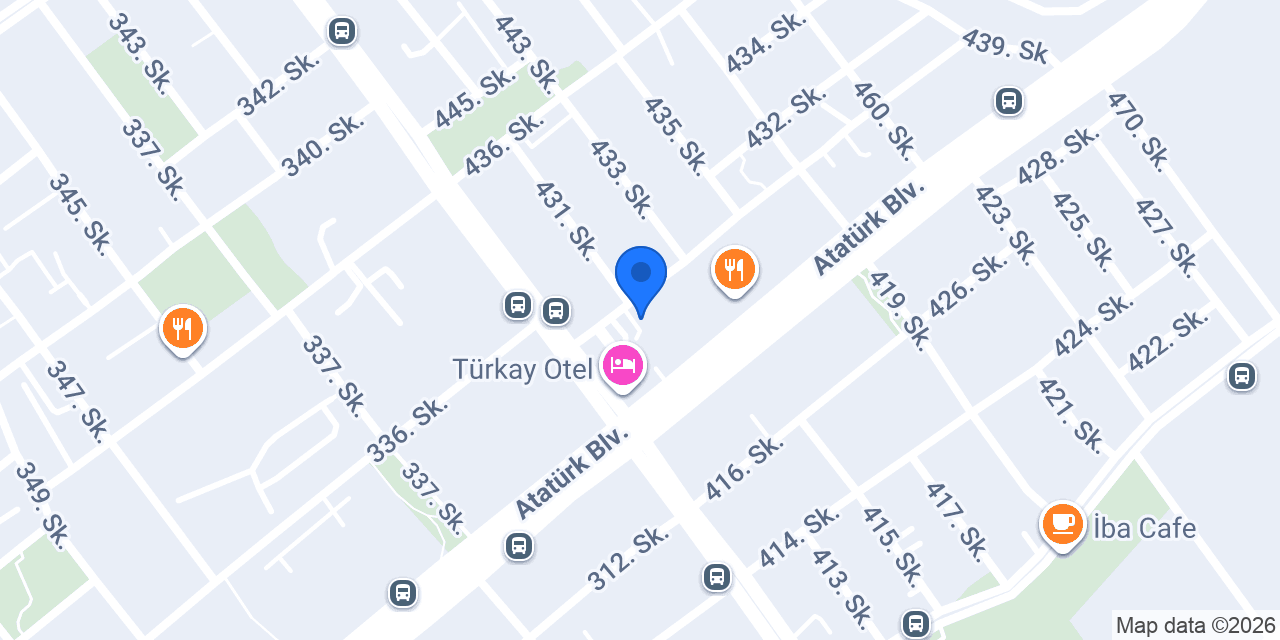 Tesisat Antalya konumu