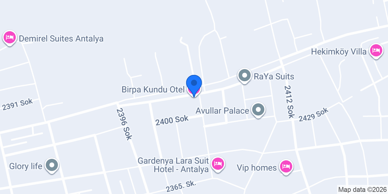 Birpa Kundu Otel konumu