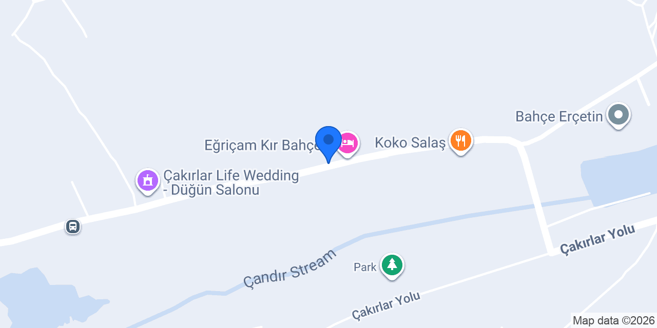 Eğriçam Camping Karavan konumu