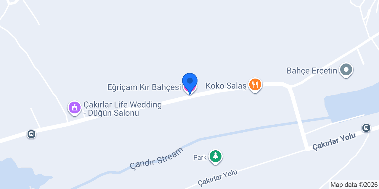 Eğriçam Kır Bahçesi konumu