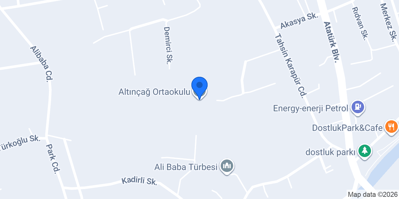 Altınçağ Ortaokulu konumu