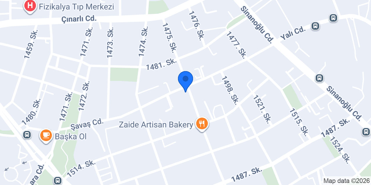 Asude Veteriner Kliniği konumu