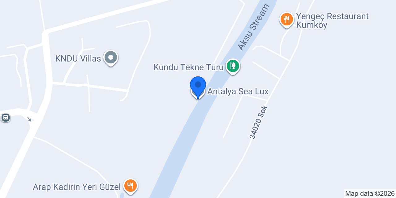 Antalya Sea Lux konumu