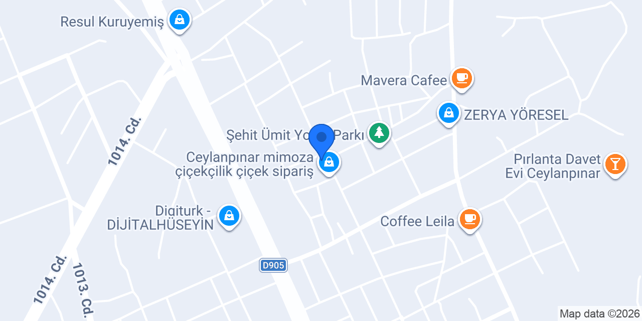 Kahraman Mobilya Ceylanpinar konumu