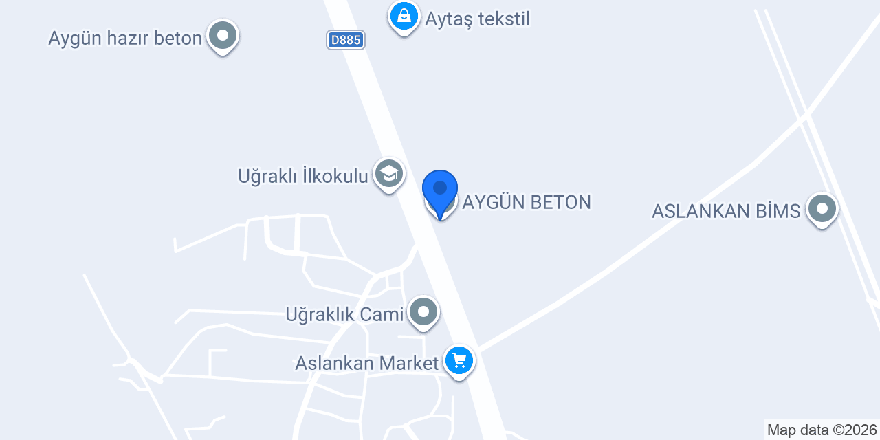 AYGÜN BETON konumu
