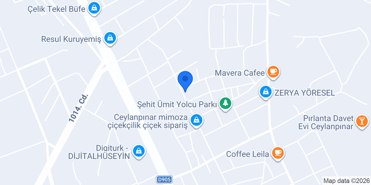 Vilinze Ceylanpınar konumu