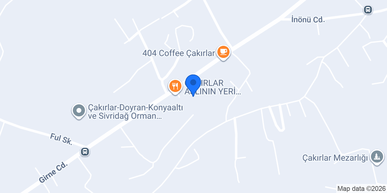 Damak Catering konumu