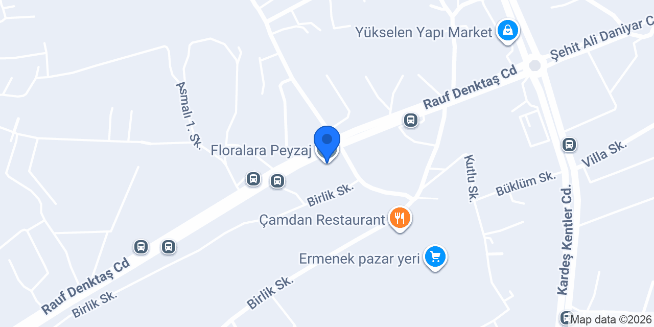 Floralara Peyzaj konumu