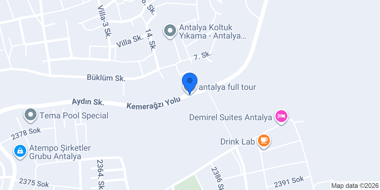 antalya full tour konumu