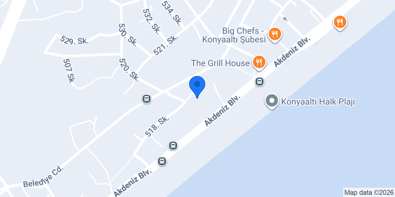 Duran Apart Antalya Apart konumu