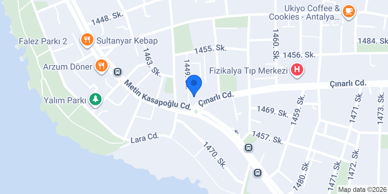 Dr. Yasin Çobanoğlu Clinic konumu