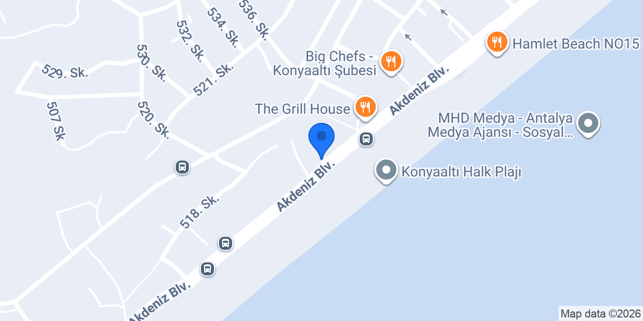 Acropol Beach Hotel konumu