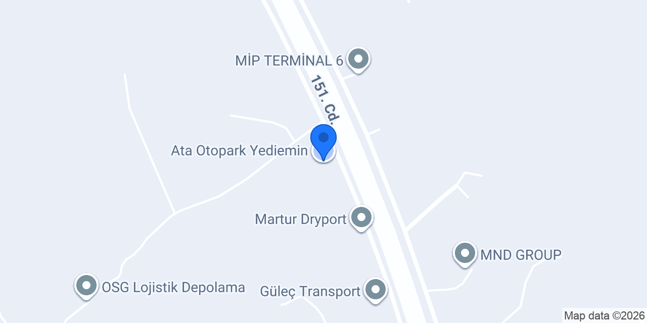 Ata Otopark Yediemin konumu