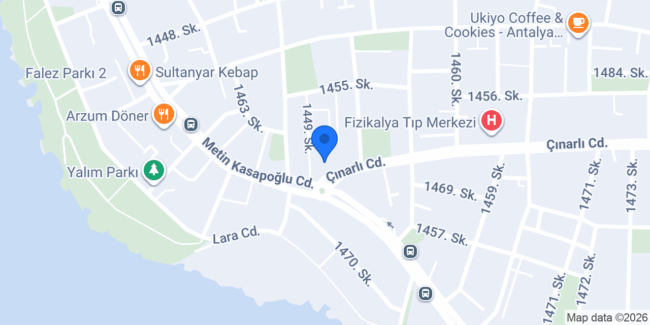 Halkbank Antalya Ticari Şubesi konumu