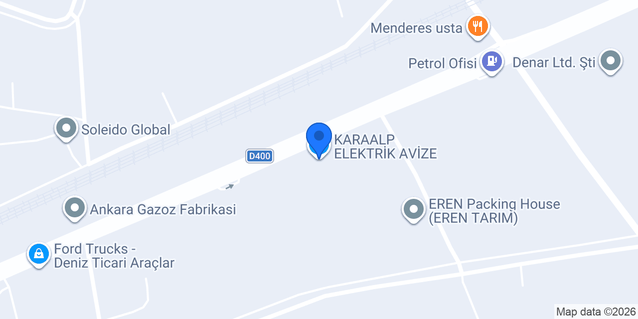 KARAALP ELEKTRİK AVİZE konumu