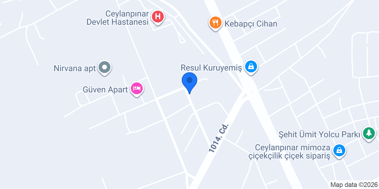 Ceylanpınar Özel Umudum Özel Öğretim Kursu konumu