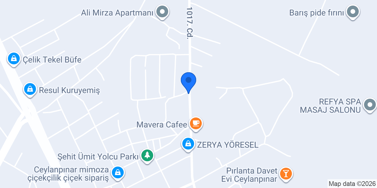 Oral Mobilya İç Tasarim konumu