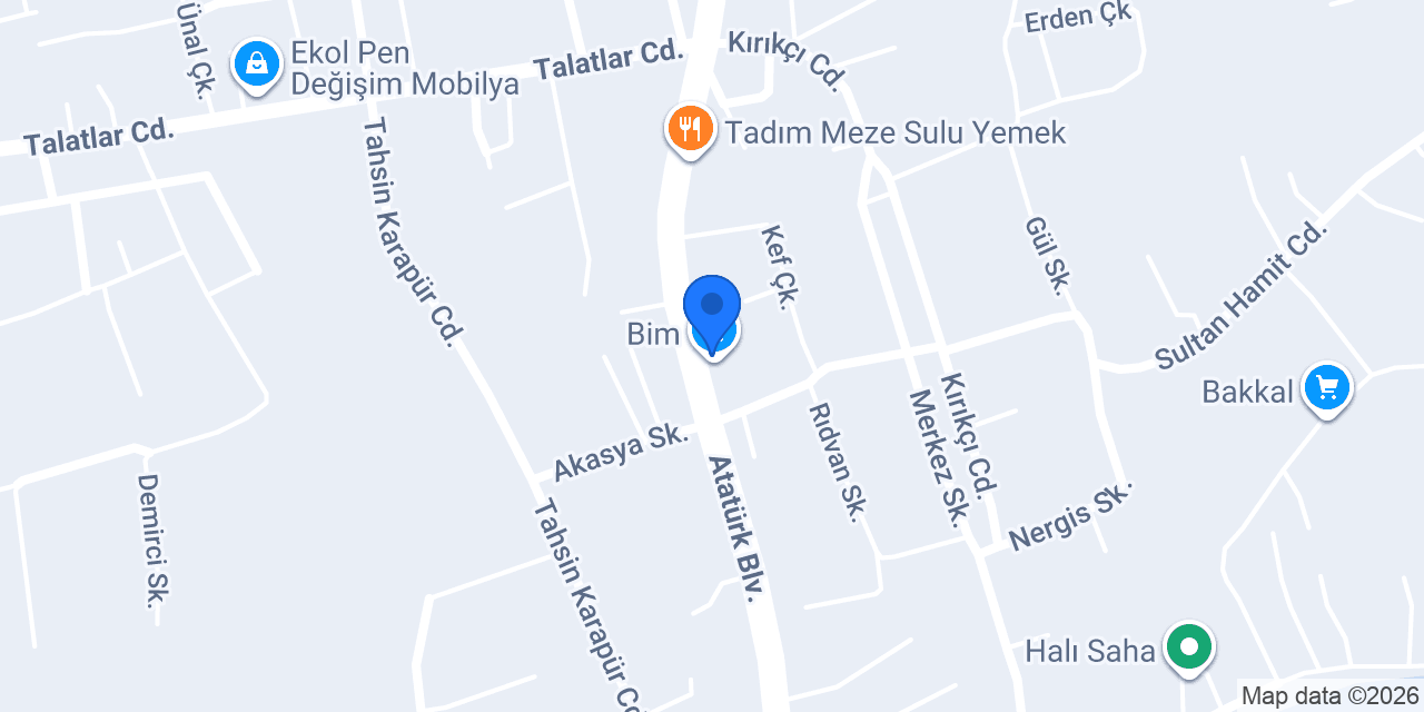 İzmir Bayan Kuaförü konumu