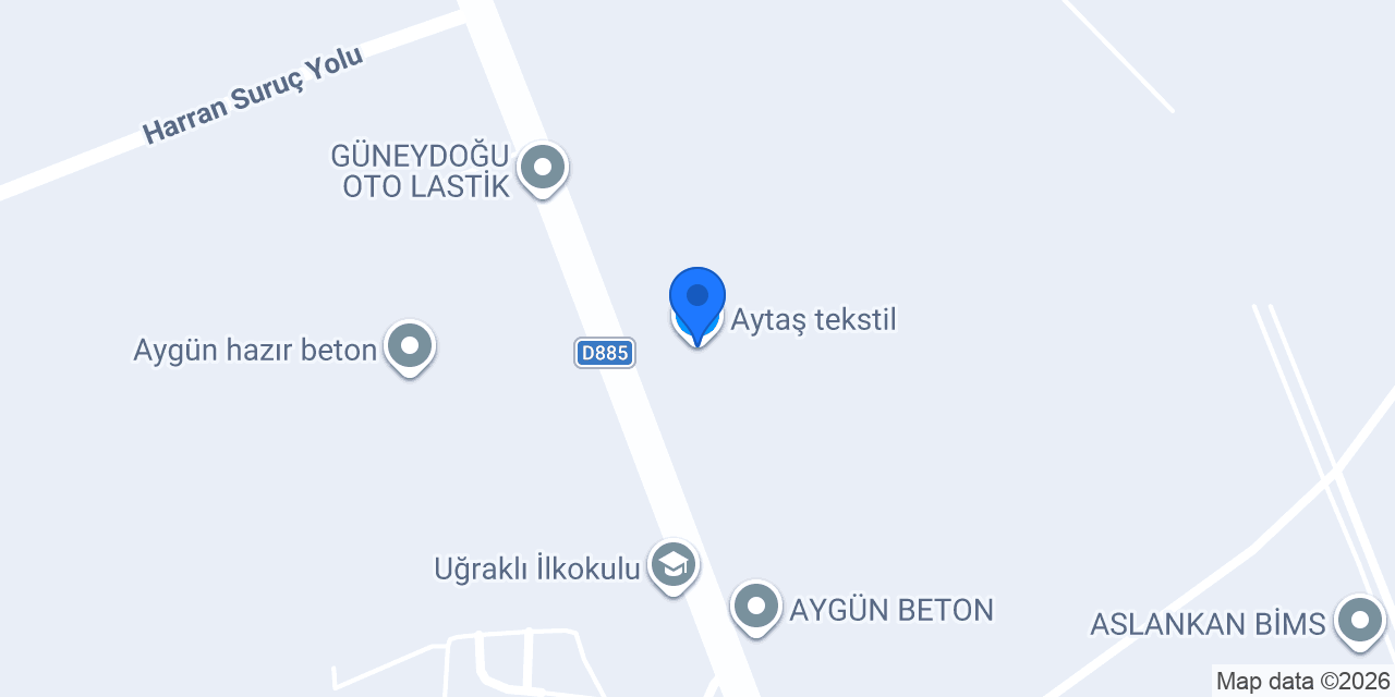 Aytaş tekstil konumu