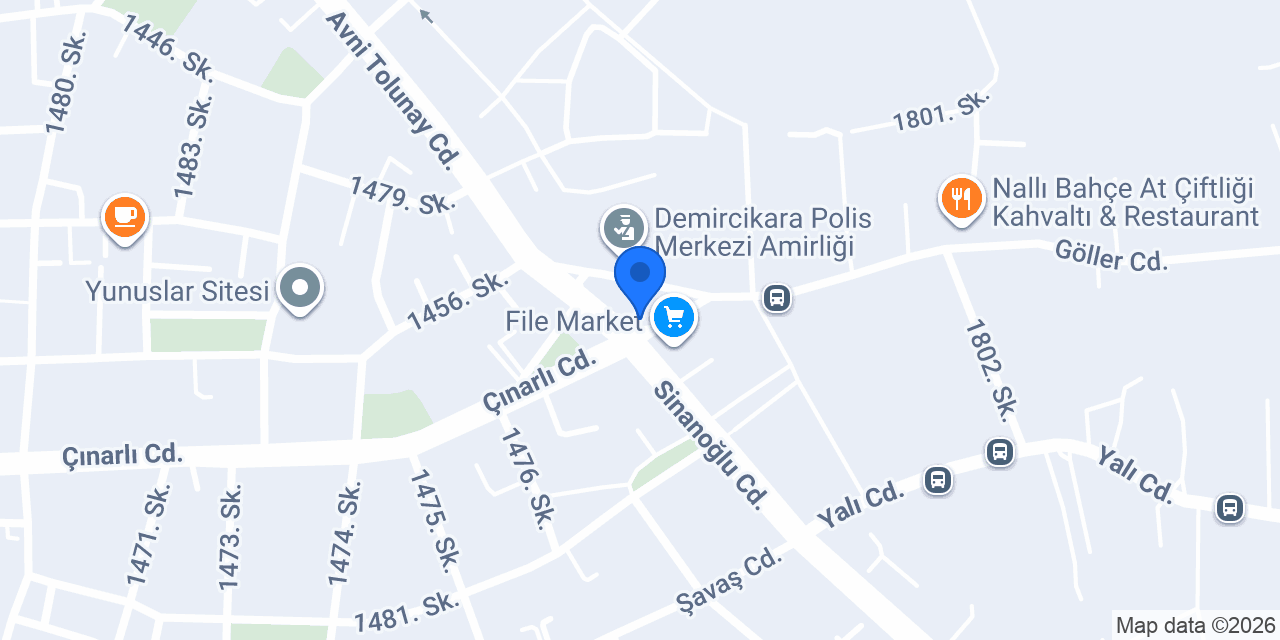 Özlem Pastanesi Kırcami Şube konumu