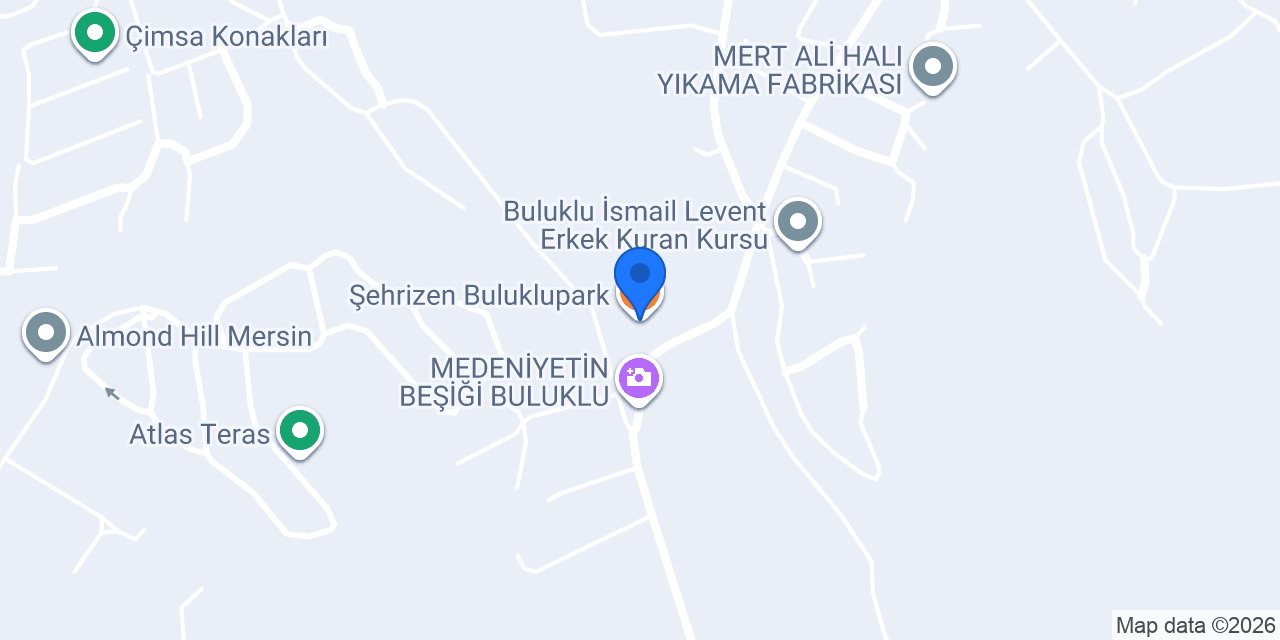 Şehrizen Buluklupark konumu