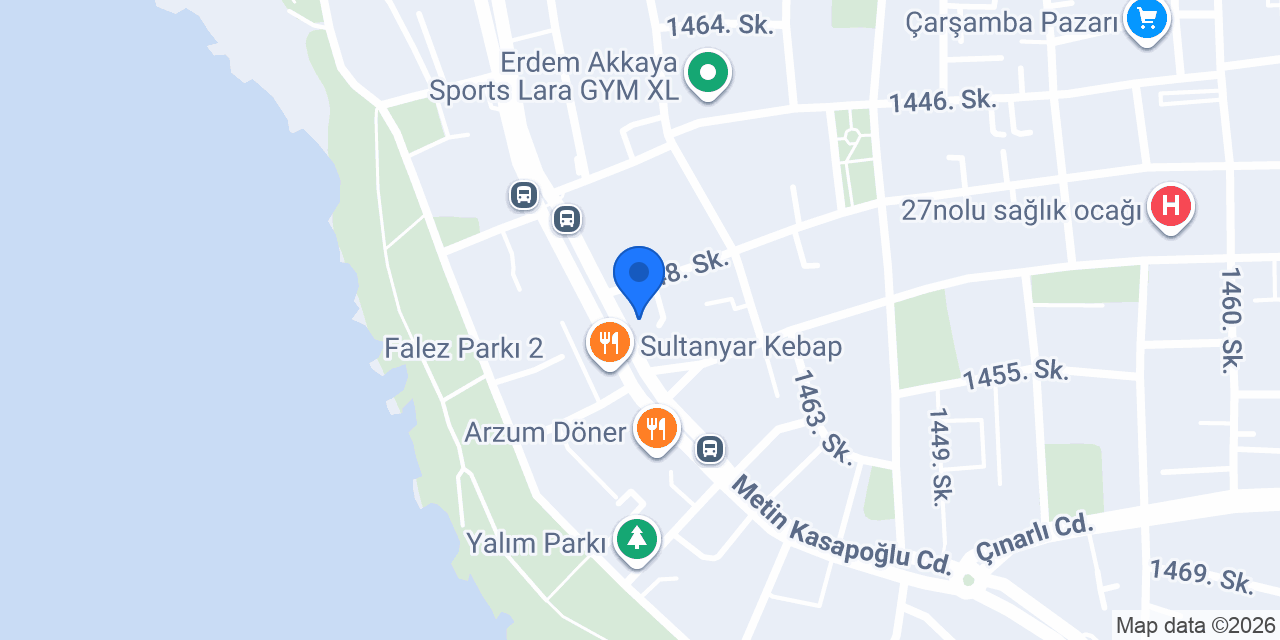 BETA LARA ECZANESİ konumu