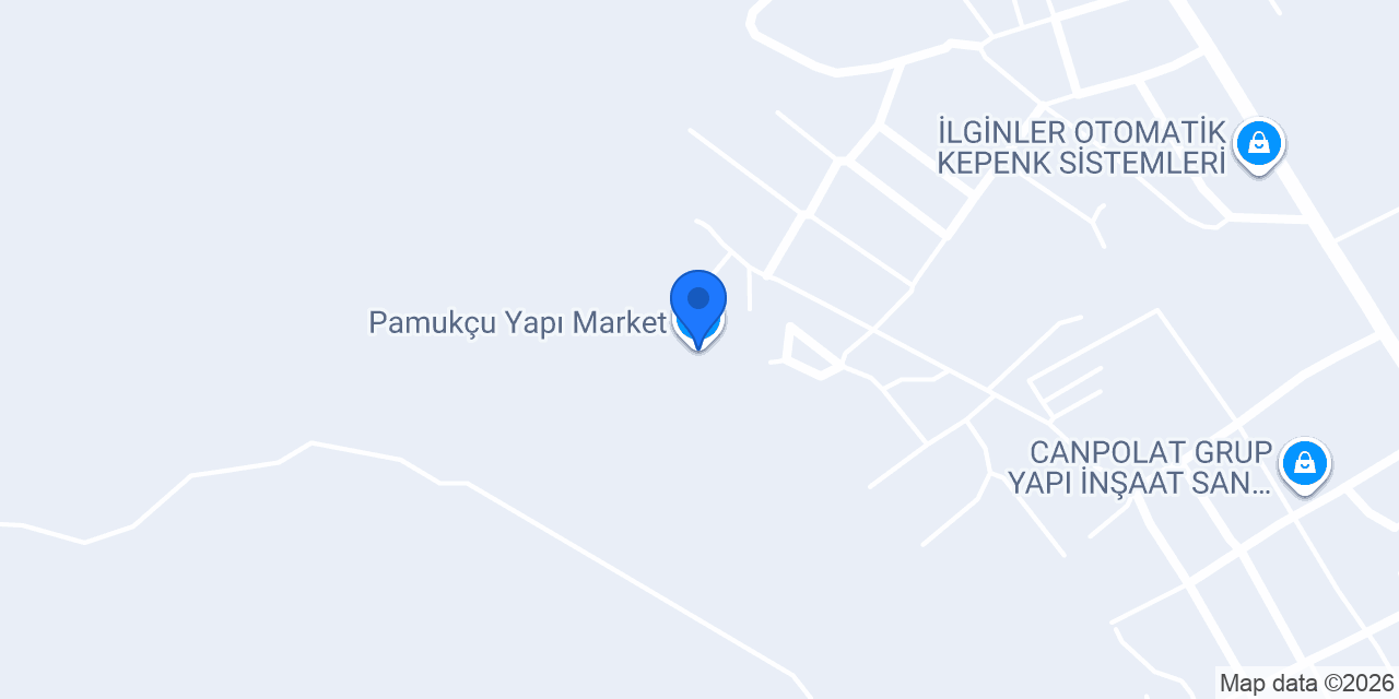 Pamukçu Yapı Market konumu