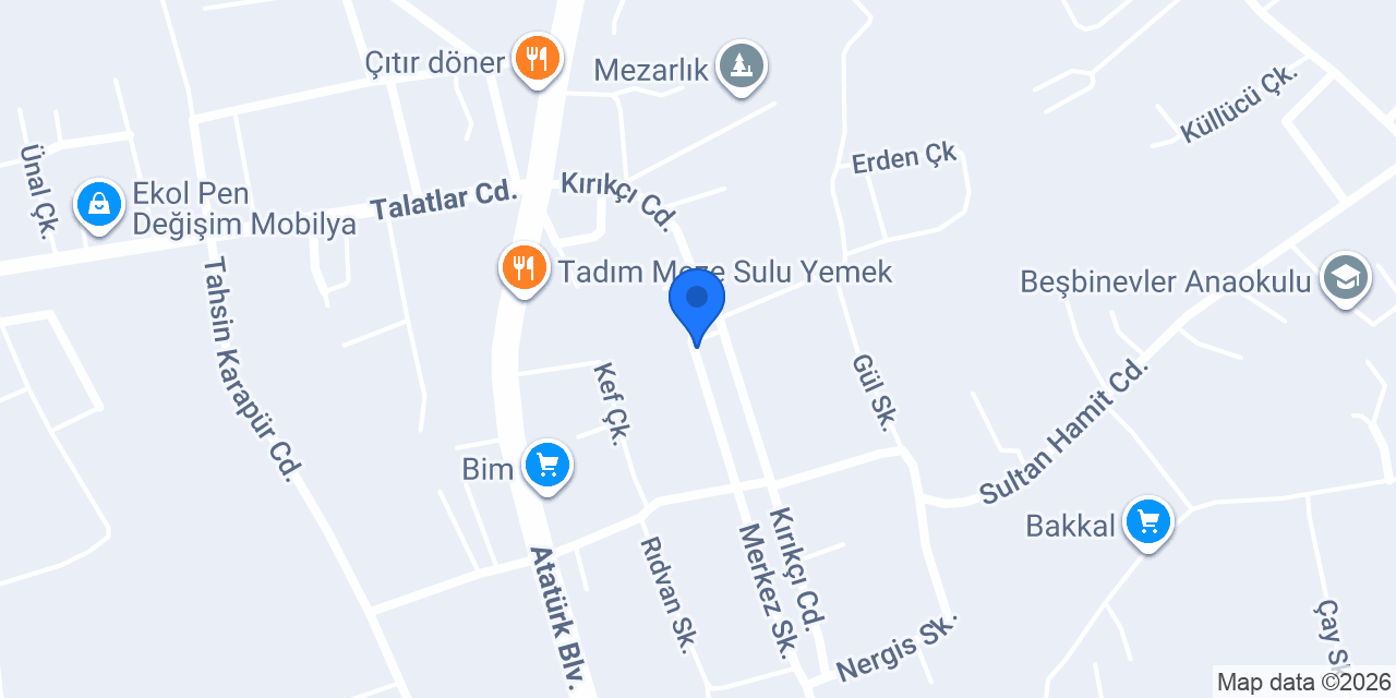Toprak Mahsülleri Ofisi konumu